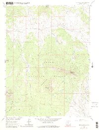 Bears Ears Peaks 1962 topographic map thumbnail