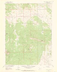 Bears Ears Peaks 1962 topographic map thumbnail