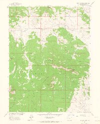 Bears Ears Peaks 1962 topographic map thumbnail