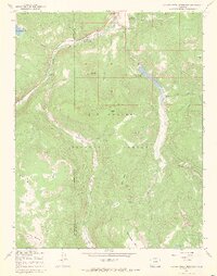 Beaver Creek Reservoir 1967 topographic map thumbnail