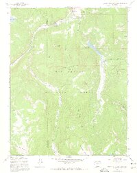 Beaver Creek Reservoir 1967 topographic map thumbnail