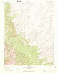 Beck Mountain 1960 topographic map thumbnail