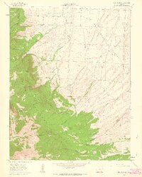 Beck Mountain 1960 topographic map thumbnail