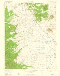 Beckwith Mountain 1958 topographic map thumbnail
