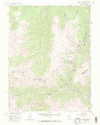 Berthoud Pass 1957 topographic map thumbnail
