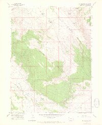 Big Joe Basin 1966 topographic map thumbnail