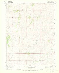 Bijou SW 1970 topographic map thumbnail