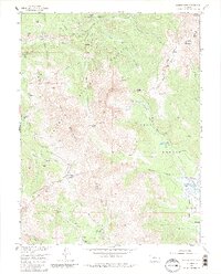 Boreas Pass 1957 topographic map thumbnail