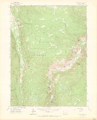 Boston Peak 1962 topographic map thumbnail