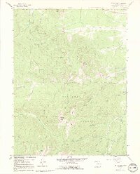 Bottle Pass 1957 topographic map thumbnail
