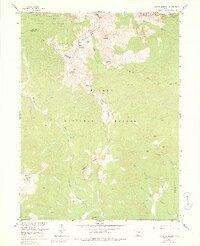 Bowen Mountain 1957 topographic map preview