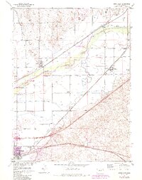 Brush East 1971 topographic map thumbnail