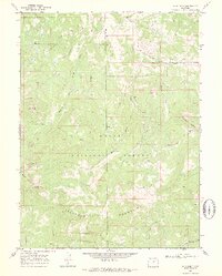 Buck Point 1969 topographic map thumbnail