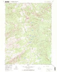 Buffalo Pass 1955 topographic map thumbnail