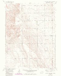 Buffalo Springs Ranch NE 1973 topographic map thumbnail