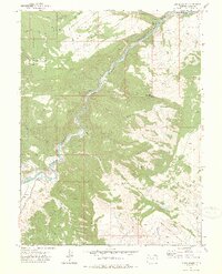 Burns South 1972 topographic map thumbnail