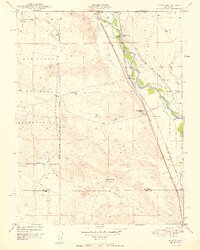 Buttes 1949 topographic map preview