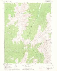 Byers Peak 1957 topographic map thumbnail