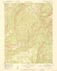 Calamity Mesa 1950 topographic map thumbnail