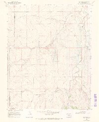 Cat Creek 1968 topographic map thumbnail