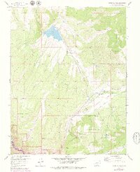 Cathedral Peak 1957 topographic map thumbnail