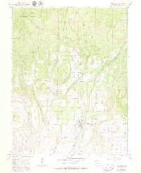 Cedaredge 1965 topographic map thumbnail
