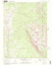 Chair Mountain 1963 topographic map thumbnail