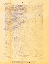 Chalk Bluffs East 1972 topographic map thumbnail