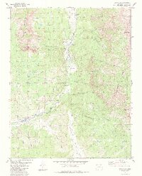 Chama Peak 1984 topographic map thumbnail