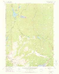 Chambers Lake 1962 topographic map thumbnail