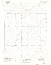 Clarkville SW 1972 topographic map thumbnail