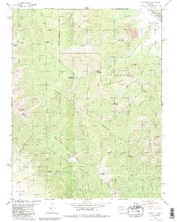 Coaldale 1980 topographic map thumbnail