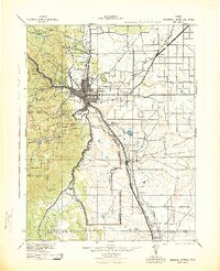 Colorado Springs 1942 topographic map thumbnail