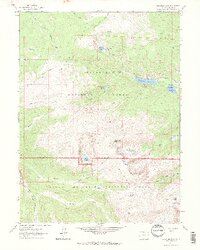 Comanche Peak 1962 topographic map thumbnail