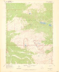 Comanche Peak 1962 topographic map thumbnail