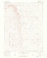 Corral Bluffs 1961 topographic map thumbnail