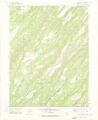 Cottonwood Basin 1973 topographic map thumbnail