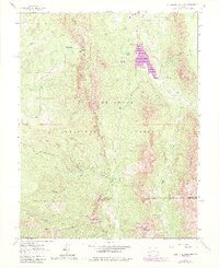 Courthouse Mountain 1983 topographic map thumbnail