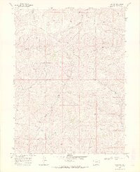 Craig NW 1969 topographic map thumbnail