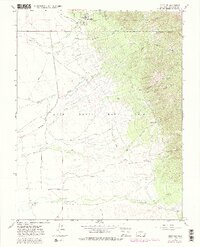 Crestone 1967 topographic map thumbnail