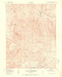 Cripple Creek North 1951 topographic map thumbnail
