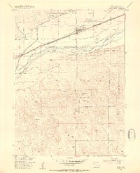 Crook 1953 topographic map thumbnail