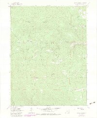 Crystal Mountain 1962 topographic map thumbnail