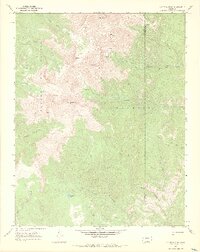 Culebra Peak 1967 topographic map thumbnail