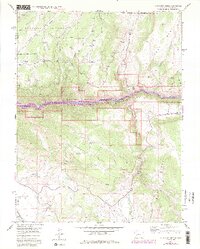 Curecanti Needle 1956 topographic map thumbnail