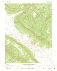 Davis Mesa 1960 topographic map thumbnail