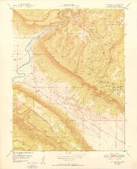 Davis Mesa 1949 topographic map thumbnail