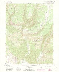 Deep Creek Point 1966 topographic map thumbnail
