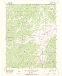 Divide 1954 topographic map preview