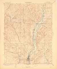 Durango 1908 topographic map preview